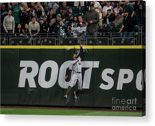 People Acrylic Print featuring the photograph Minnesota Twins V Seattle Mariners by Stephen Brashear