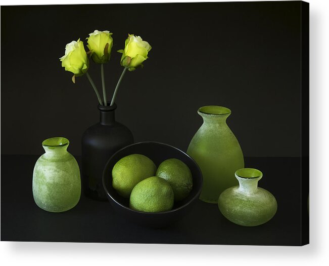 Vases Acrylic Print featuring the photograph 3x3 by Jacqueline Hammer