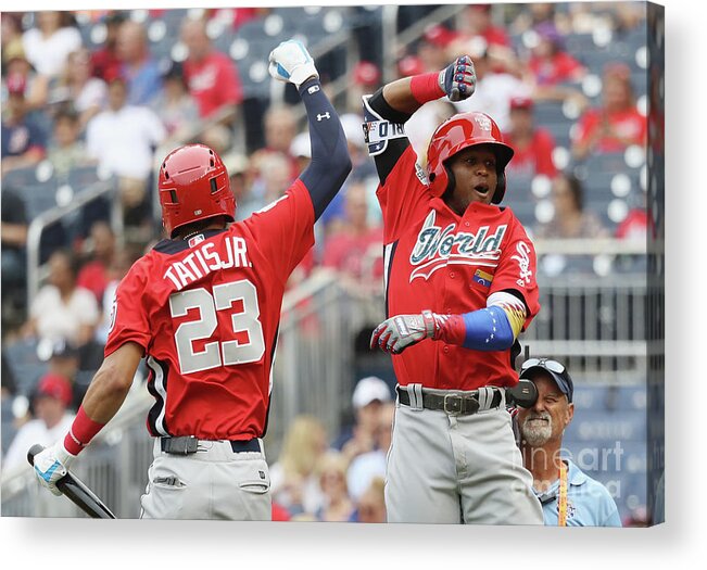 Three Quarter Length Acrylic Print featuring the photograph Siriusxm All-star Futures Game by Rob Carr