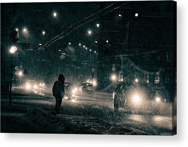 Rain Acrylic Print featuring the photograph Untitled #41 by Alex Lo