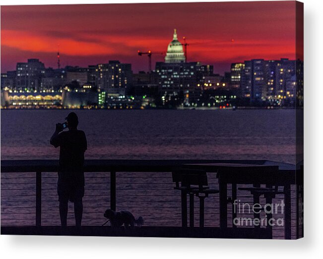 Capital Acrylic Print featuring the photograph A Capital View by Amfmgirl Photography