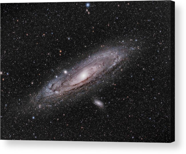 Night Acrylic Print featuring the photograph Andromeda Galaxy by Basudeb Chakrabarti