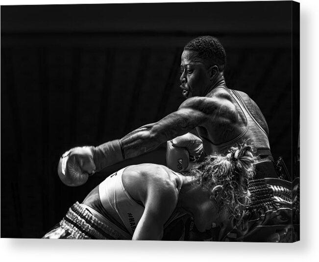 Boxing Acrylic Print featuring the photograph Attack & Avoid by Molly Fu