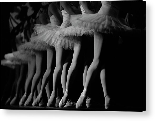 Ballet Dancer Acrylic Print featuring the photograph Ballerinas Performing, Low Section by Wayne Eastep