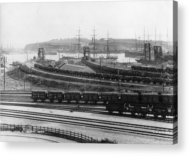 Freight Transportation Acrylic Print featuring the photograph Barry Rail by Hulton Archive