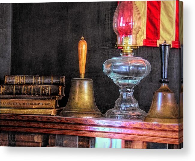  Acrylic Print featuring the photograph Books and Bells by Jack Wilson