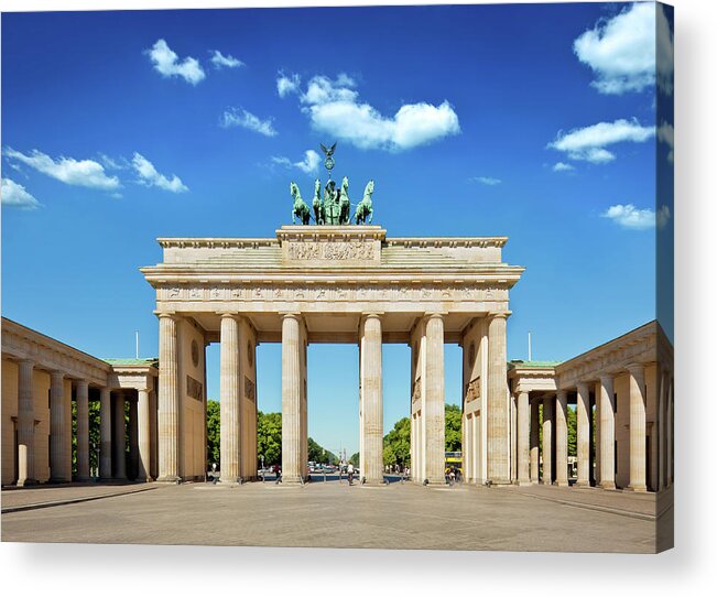 Horse Acrylic Print featuring the photograph Brandenburg Gate, Berlin by Nikada