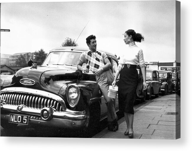 1950-1959 Acrylic Print featuring the photograph Buick Pick-up by Charles Hewitt