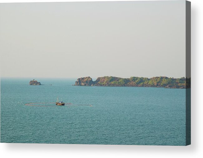 Scenics Acrylic Print featuring the photograph Cabo De Rama, Goa by Cranjam