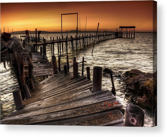 Sunset Acrylic Print featuring the photograph Carrasqueira by Paulo Gomes