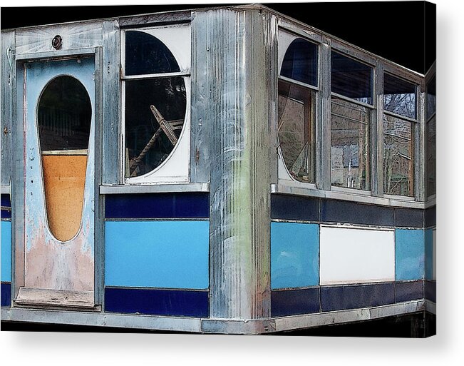 Diner Shapes Acrylic Print featuring the photograph Diner Shapes, detail 3 - by Julie Weber