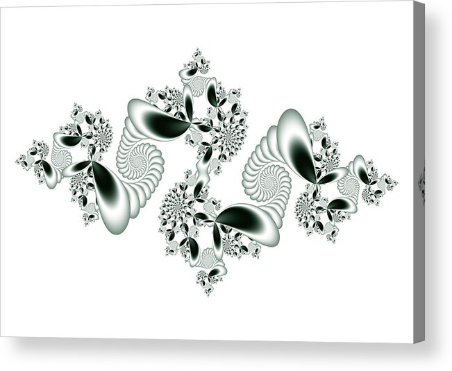 Doodle 5 Acrylic Print featuring the digital art Doodle 5 by Fractalicious