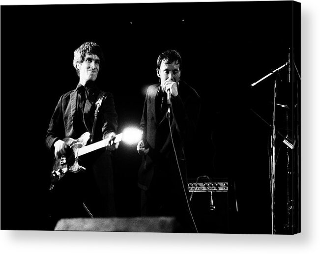 Music Acrylic Print featuring the photograph Dr Feelgood Live At Hammersmith Odeon by Erica Echenberg