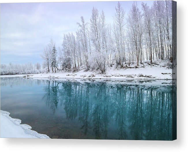 Sam Amato Photography Acrylic Print featuring the photograph Eklutna Tailrace by Sam Amato