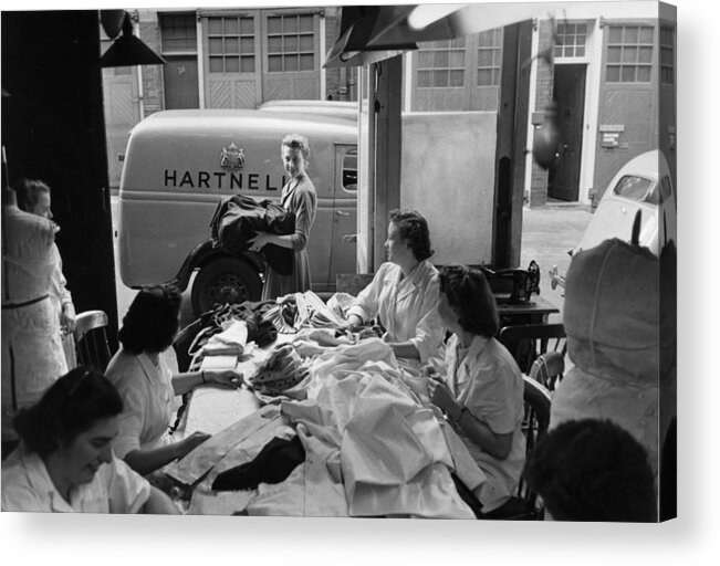 1950-1959 Acrylic Print featuring the photograph Hartnell Salon by Haywood Magee