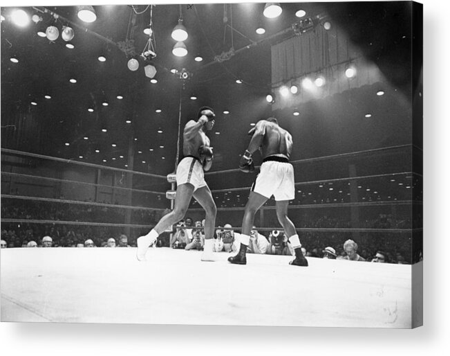 People Acrylic Print featuring the photograph Heavyweight Title by Harry Benson