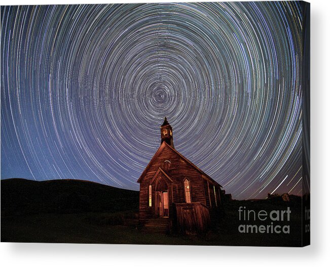 Landscape Acrylic Print featuring the photograph Holy Night by Alice Cahill