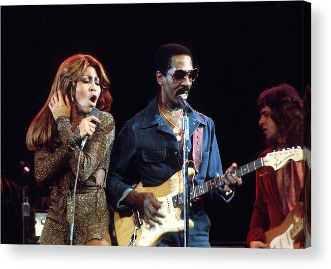 Music Acrylic Print featuring the photograph Ike & Tina In Los Angeles by Michael Ochs Archives