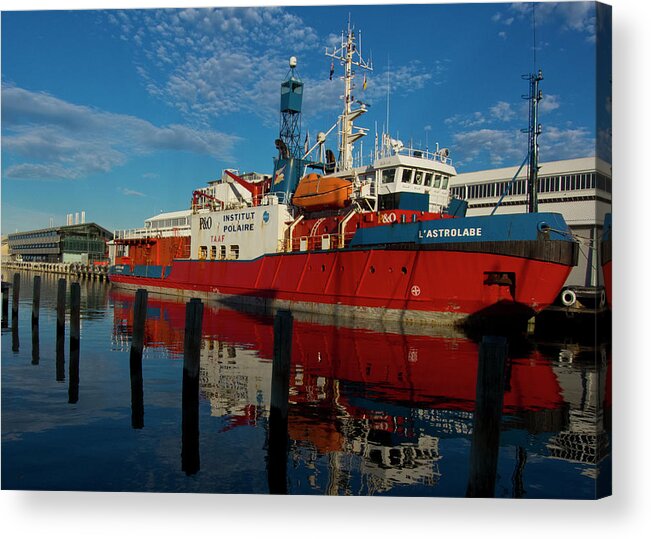 Astrolabe Acrylic Print featuring the photograph L'Astrolabe by Doug Matthews