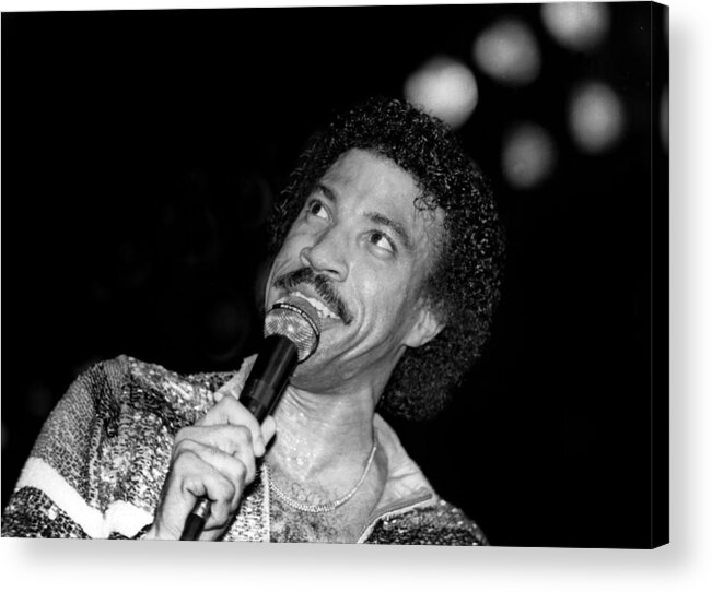 Singer Acrylic Print featuring the photograph Lionel Richie Live In Concert by Raymond Boyd
