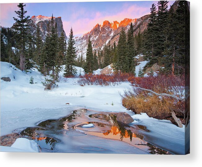 Scenics Acrylic Print featuring the photograph Little Stream by Wayne Boland