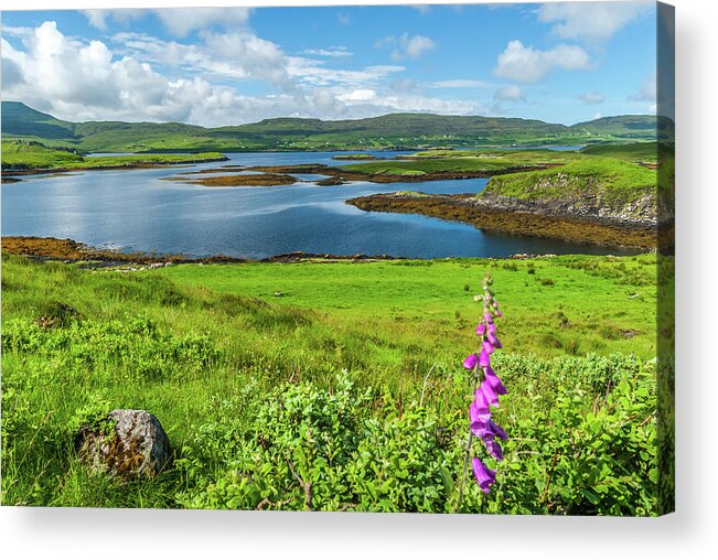 Britain Acrylic Print featuring the photograph Loch Dunvegan, Isle of Skye by David Ross