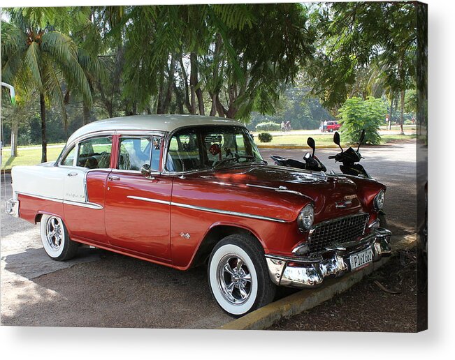 Cuba Acrylic Print featuring the photograph Lost in TIme by Ruth Kamenev