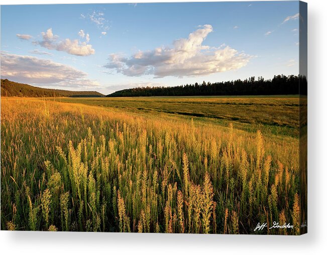 Arizona Acrylic Print featuring the photograph Lower Lake Mary at Sunset by Jeff Goulden