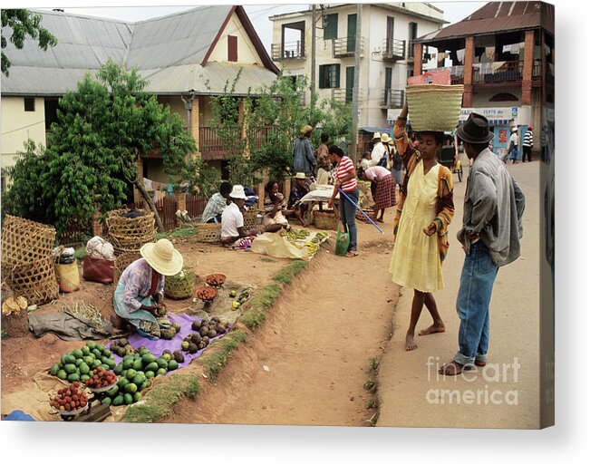 Industry Acrylic Print featuring the photograph Madagascan Market by Sinclair Stammers/science Photo Library