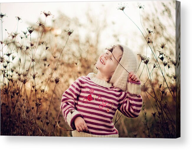 Kid Acrylic Print featuring the photograph Make A Wish... by Svetlana Bekyarova