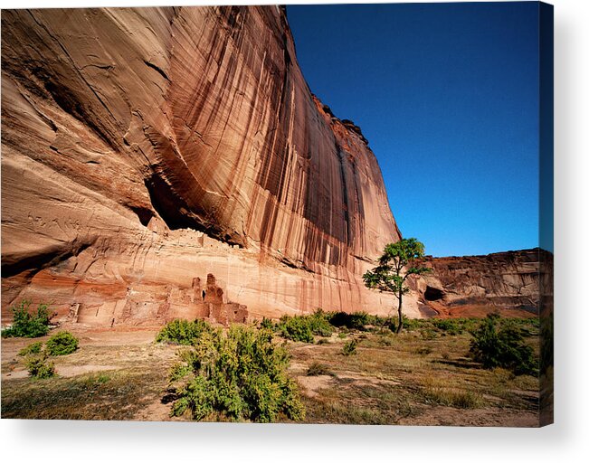 Navajo Nation Acrylic Print featuring the photograph Monolith at The Whitehouse Canyon D'Chelly by S Katz