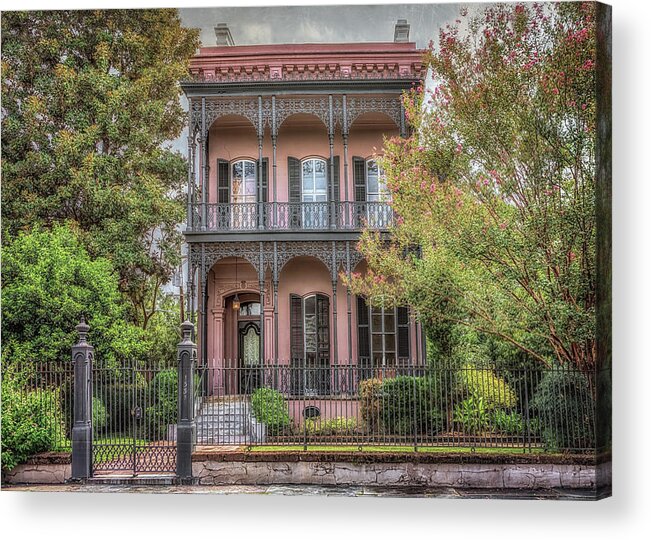 Garden District Acrylic Print featuring the photograph Morris Israel House by Susan Rissi Tregoning