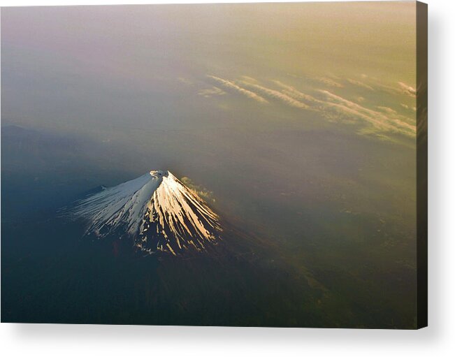 Scenics Acrylic Print featuring the photograph Mt Fuji by Warren Showalter