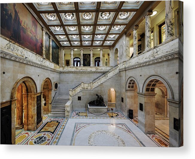 Architecture Acrylic Print featuring the photograph Nurses Hall, Massachusetts State House by Betty Denise
