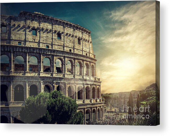 Romance Acrylic Print featuring the photograph One Of The Most Popular Travel Place by Andrey Yurlov