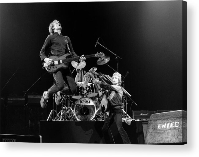 Sting Acrylic Print featuring the photograph Photo Of Sting And Andy Summers And by Fin Costello