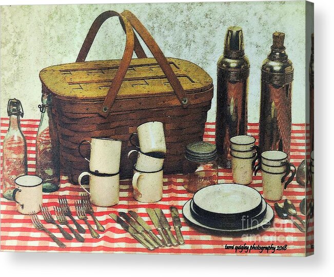 Picnic Acrylic Print featuring the photograph Picnic by Tami Quigley