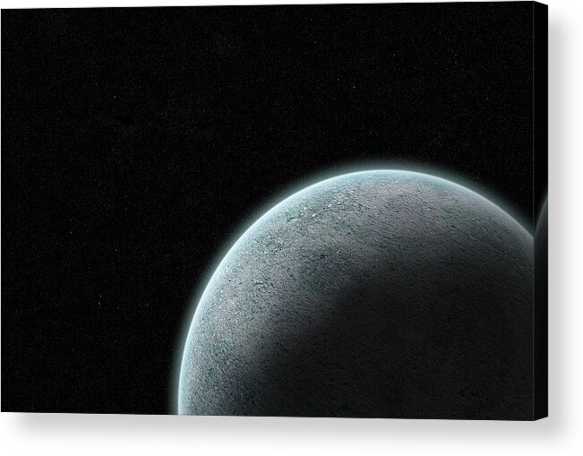 Outdoors Acrylic Print featuring the photograph Planet With Atmosphere by Richard Newstead