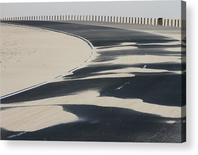 Road Acrylic Print featuring the photograph Sandy Road by Bror Johansson