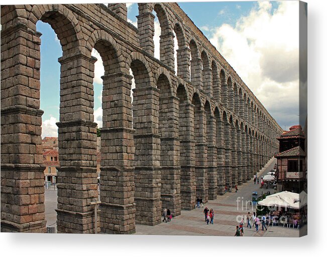 Europe Acrylic Print featuring the photograph Segovia Roman Roots by Nieves Nitta
