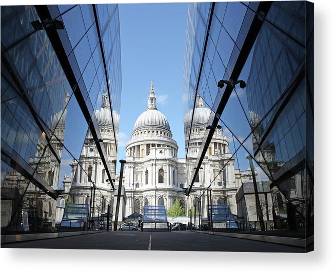 Outdoors Acrylic Print featuring the photograph St Pauls Cathedral by Richard Newstead