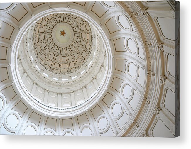 Arch Acrylic Print featuring the photograph State Capitol Of Texas by Pacoromero