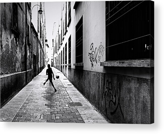 Street Acrylic Print featuring the photograph Street Games by Julien Oncete