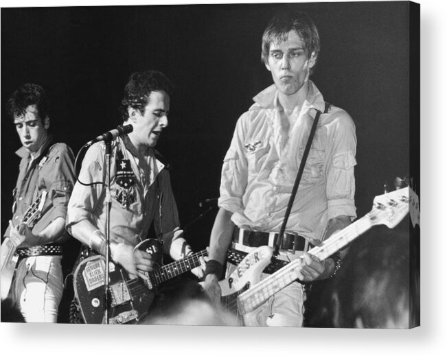 Rock Music Acrylic Print featuring the photograph The Clash by Hulton Archive