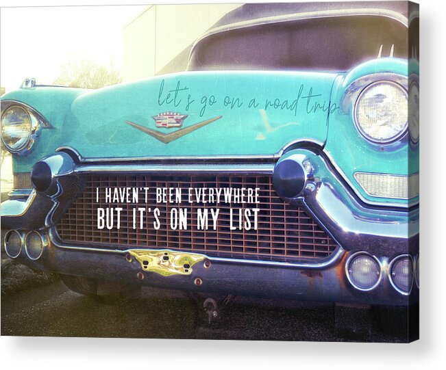1957 Acrylic Print featuring the photograph THE FAMOUS 57 SEVILLE quote by JAMART Photography