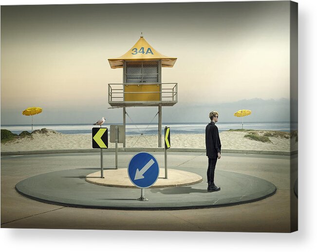 Paradise Acrylic Print featuring the photograph The Roundabout by Adrian Donoghue