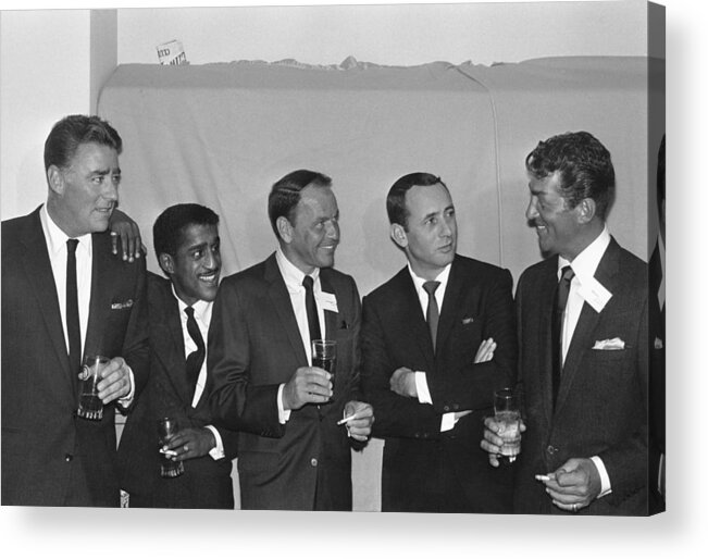 Singer Acrylic Print featuring the photograph The Usual Rat Pack by Jack Albin