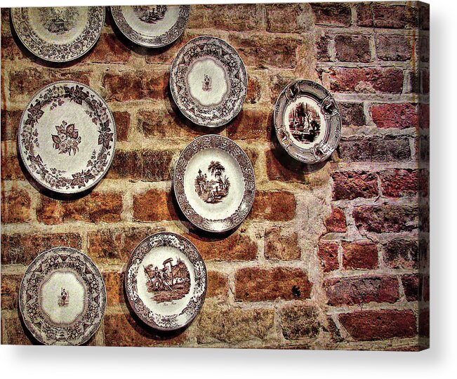 And Acrylic Print featuring the photograph Tiole Plates by JAMART Photography
