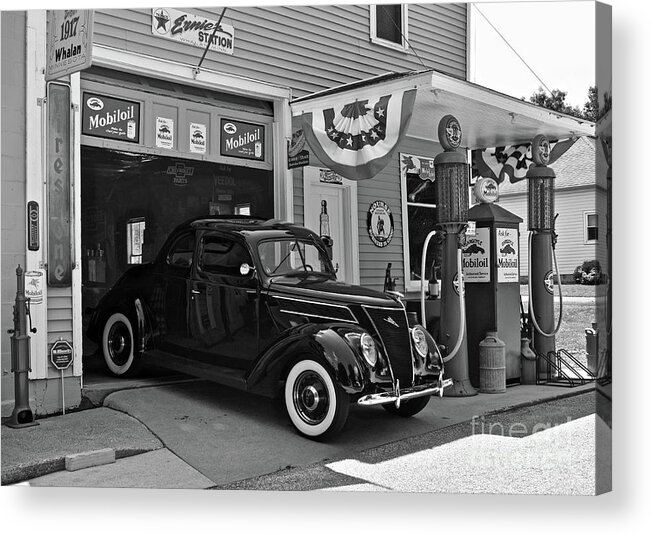 1937 Acrylic Print featuring the photograph Tune-up and Wash at Ernie's by Ron Long