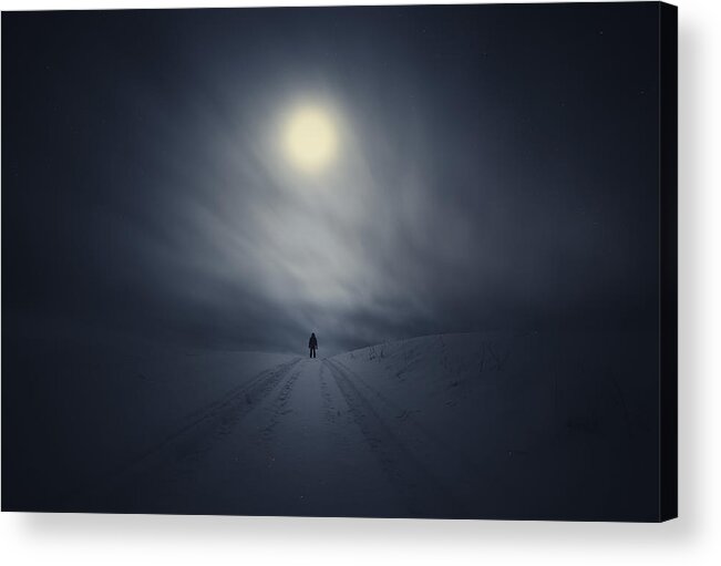 Finland Acrylic Print featuring the photograph When Dreams Carry Me Past This Life. by Mika Suutari